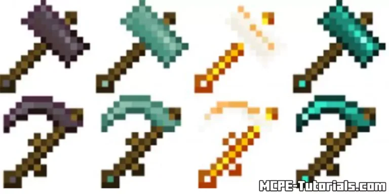 Elingo's More Tools Addon 1.20 ,1.19+ - Minecraft PE/Bedrock Mods