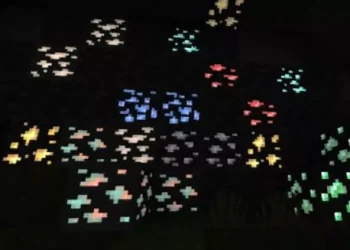 New Glowing Ore Texture Pack for MCPE