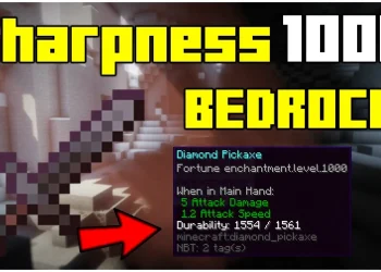 How To Get A Sharpness 1,000 Sword In Minecraft Bedrock