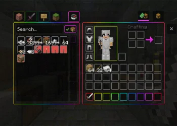 animated-rgb-xp-bar-texture-pack-for-mcpe